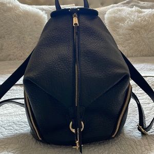 Leather backpack
